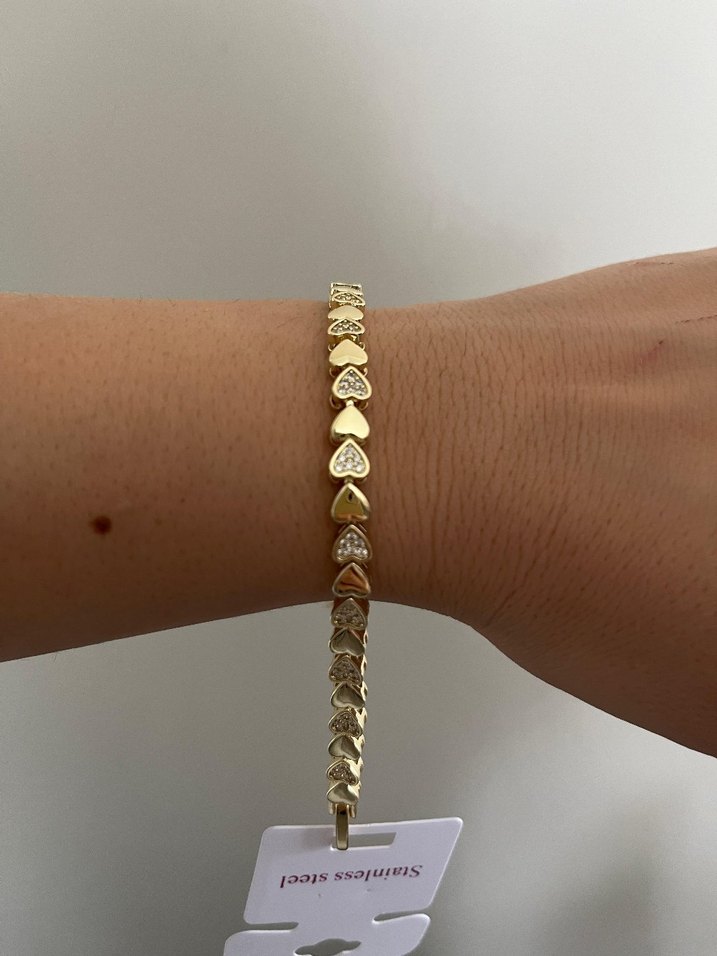 Kadın Bileklik 14 K altın kaplama - Görsel 5