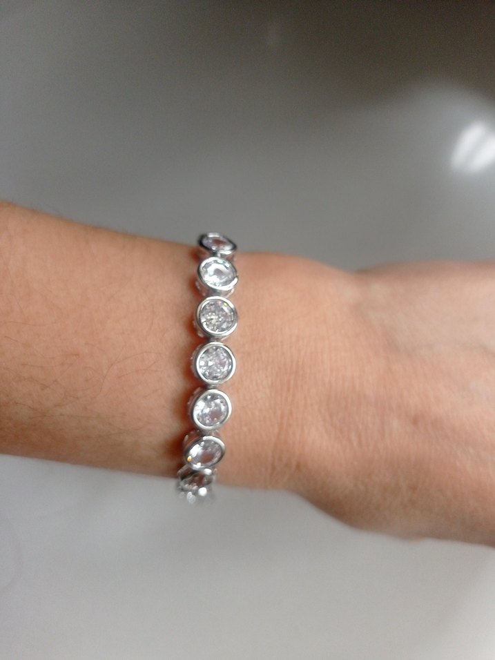 gümüş renk bileklik - Görsel 2