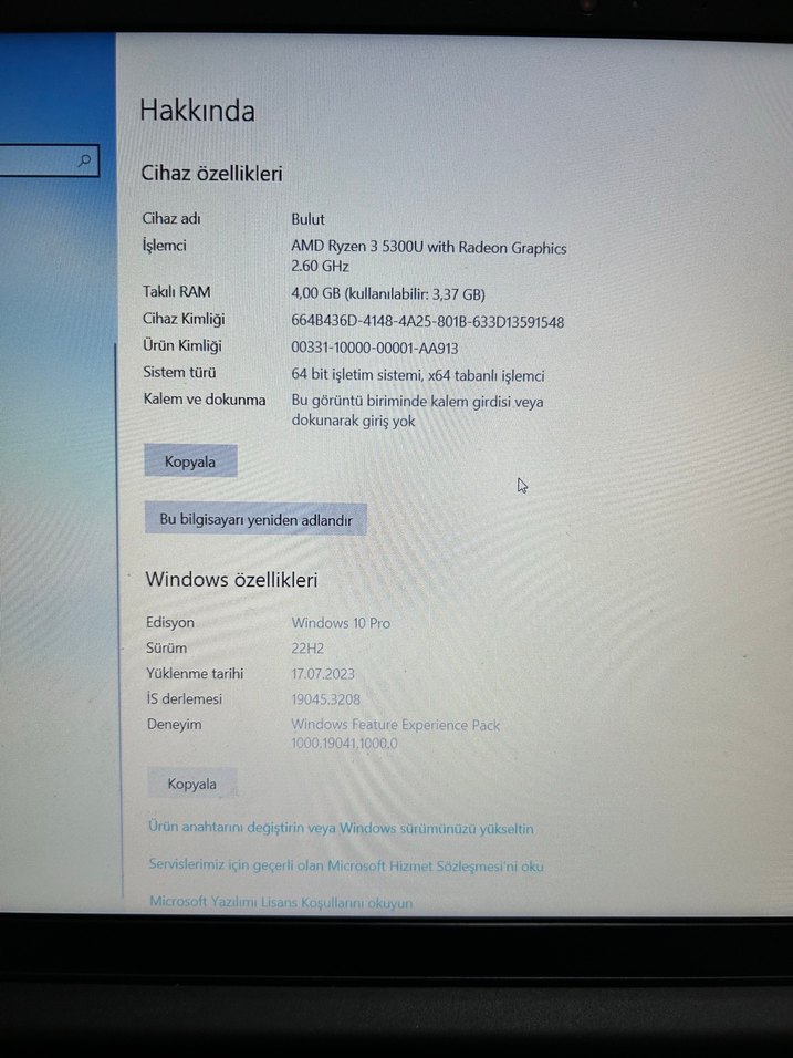 Diş hekiminden Lenovo V15 G2 - Görsel 2