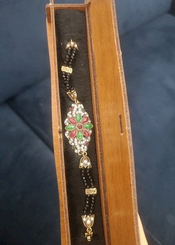 Nakışlı Çok Renkli Boncuklu Kadın Bileklik - Görsel 2