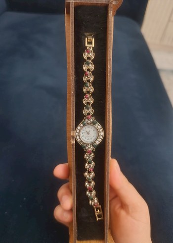 Zincir Detaylı Vintage Kadın Saati - Görsel 2