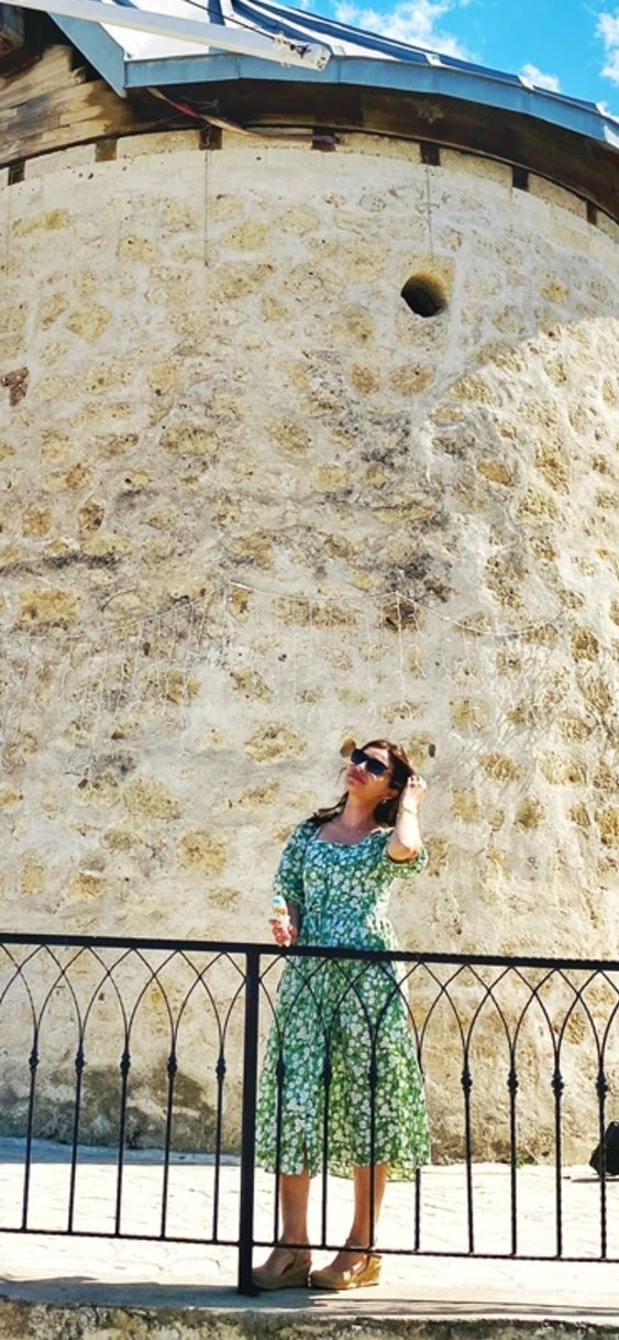 Yeşil Bohem Uzun Elbise - Görsel 2