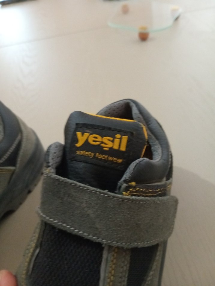 Gri Erkek Outdoor Spor Ayakkabı Velcro - Görsel 4