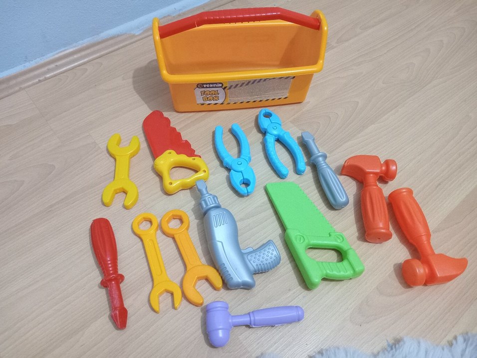 Renkli Çocuk Tamir Seti Oyuncak - Görsel 2