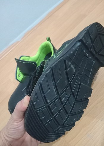 Kemer Detaylı Siyah Yeşil Erkek Outdoor Ayakkabı - Görsel 3