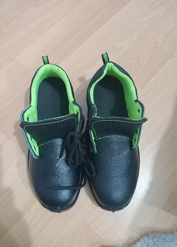 Kemer Detaylı Siyah Yeşil Erkek Outdoor Ayakkabı - Görsel 4