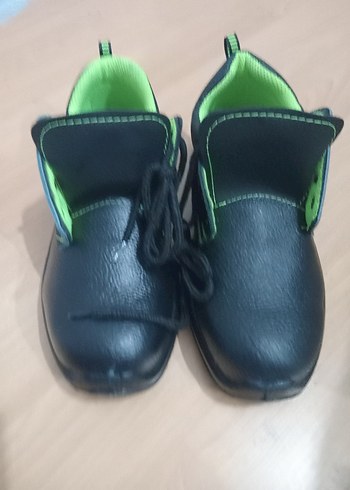 Kemer Detaylı Siyah Yeşil Erkek Outdoor Ayakkabı - Görsel 2