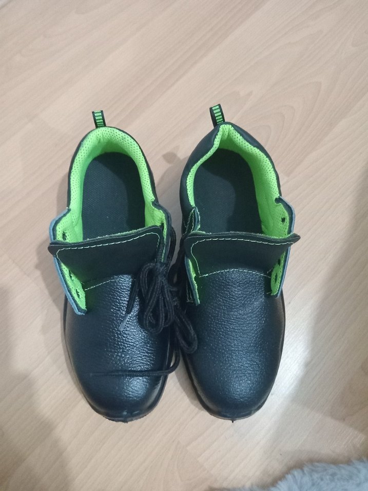 Kemer Detaylı Siyah Yeşil Erkek Outdoor Ayakkabı - Görsel 4