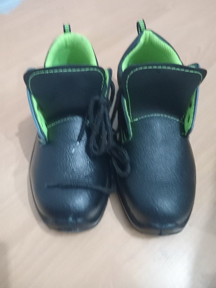 Kemer Detaylı Siyah Yeşil Erkek Outdoor Ayakkabı - Görsel 2