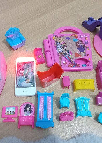 Renkli Barbie Mini Oyun Seti - Görsel 4