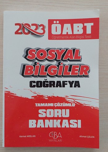 ÖABT Sosyal Bilgiler Coğrafya Soru Bankası