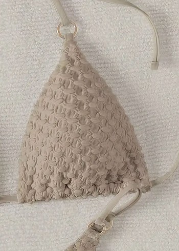 s Beden Shein Örgü Dokulu Brazilian Bikini