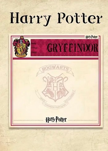 Harry Potter Hogwarts Evleri Not Seti - Görsel 5