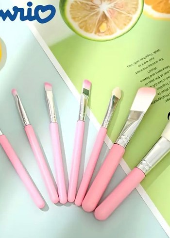 Hello Kitty Temalı Pembe Makyaj Fırça Seti - Görsel 4