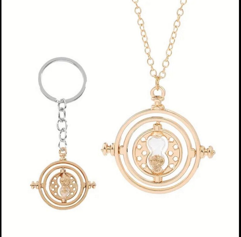 Harry Potter 360° Dönebilen Zaman Dönüştürücü Kolye - Görsel 2