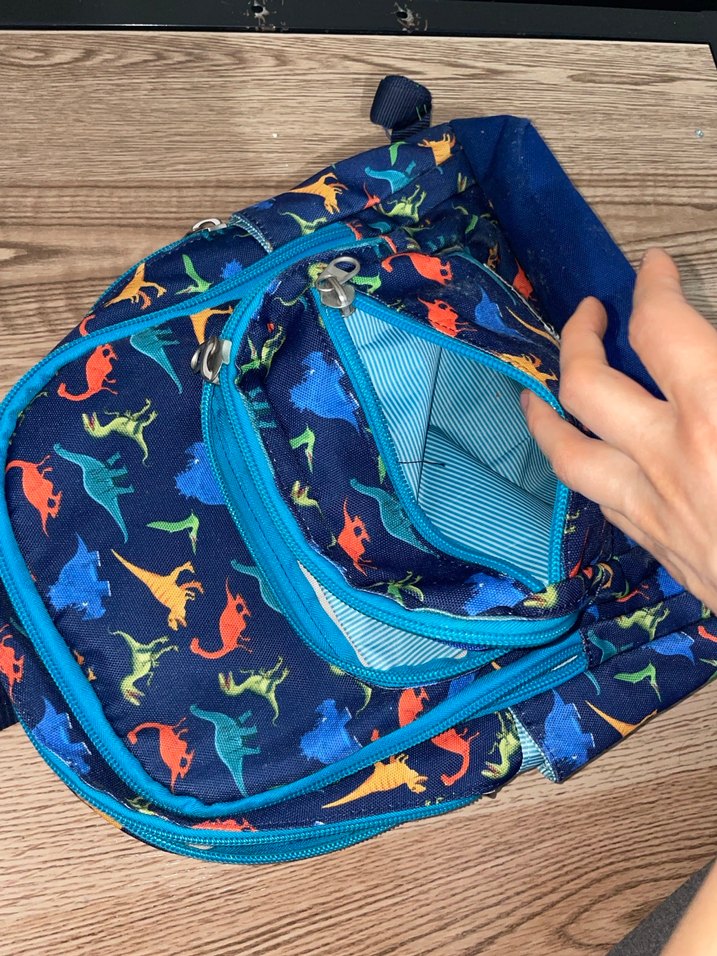 Coral High Dinozor Desenli Okul Sırt Çantası - Görsel 3