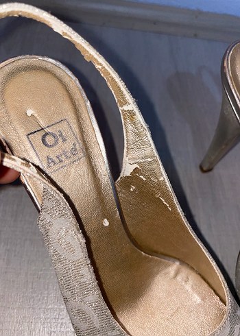 Oi Arte Golden Topuklu Ayakkabı - Görsel 6