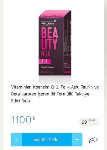 Siberian Wellness Beauty Box Kadın Vitaminleri - Görsel 7