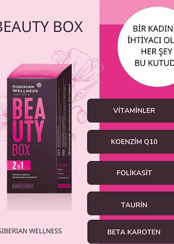 Siberian Wellness Beauty Box Kadın Vitaminleri - Görsel 2