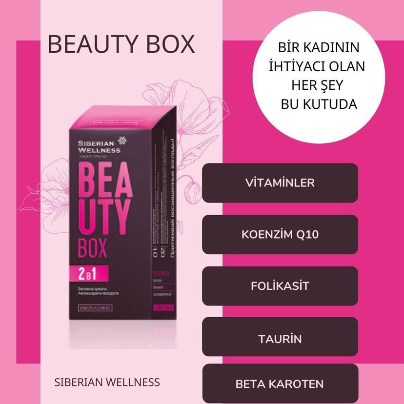 Siberian Wellness Beauty Box Kadın Vitaminleri - Görsel 2