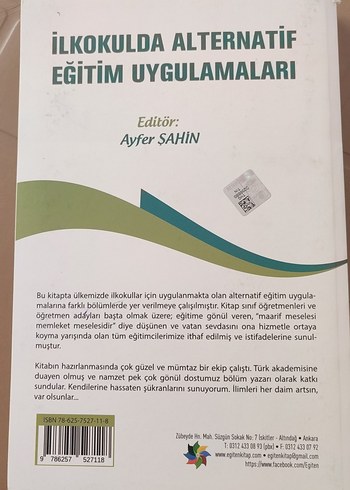 Beden İlkokulda Alternatif Eğitim Uygulamaları Kitabı