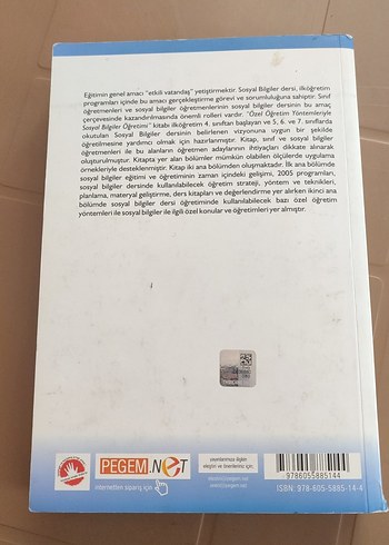 Beden Renk Özel Öğretim Yöntemleriyle Sosyal Bilgiler Öğretimi Kitabı