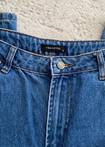 40 Beden lacivert Renk Milla Bol Paça Jean