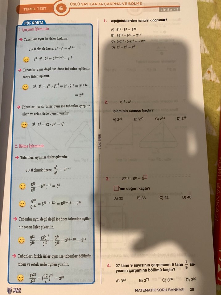 8. Sınıf Yeni Nesil Soru Bankası Seti - Görsel 5