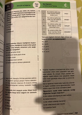 9. Sınıf Din Kültürü Soru Bankası Eker Test - Görsel 4