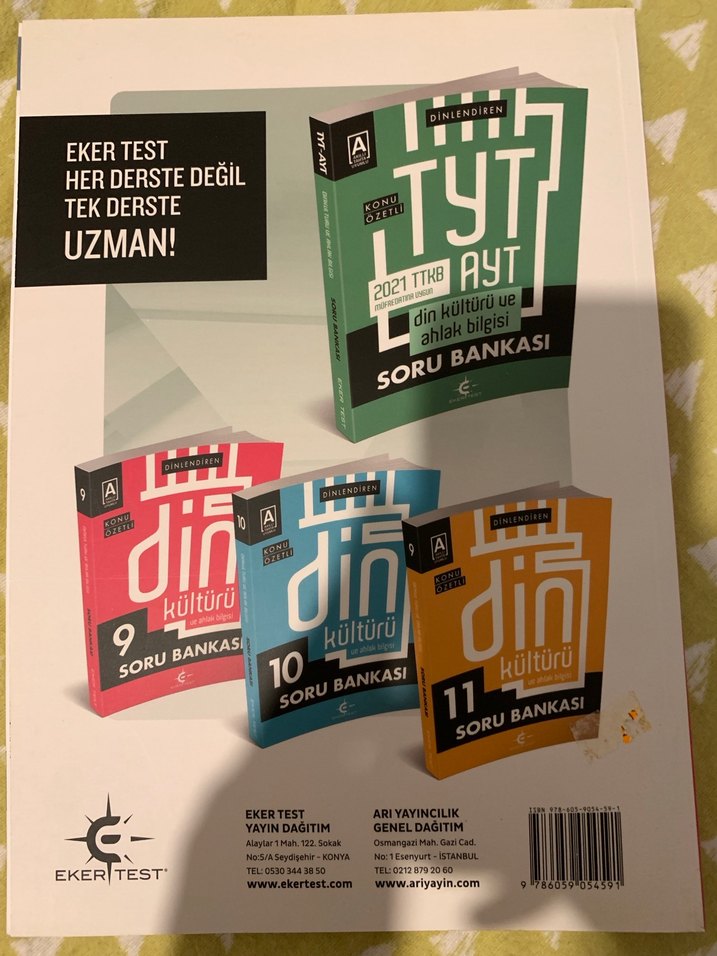 9. Sınıf Din Kültürü Soru Bankası Eker Test - Görsel 2