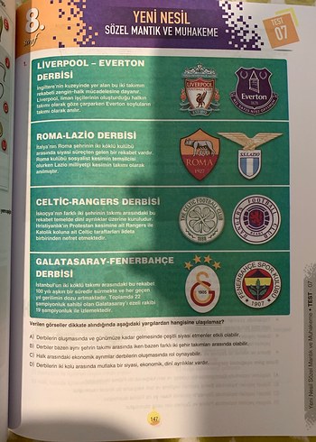 8. Sınıf Mantalite Soru Bankası çanta yayıncılık - Görsel 5