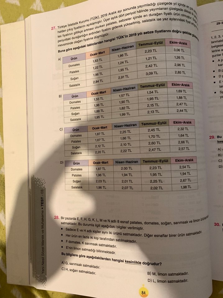 8. Sınıf Mantalite Soru Bankası çanta yayıncılık - Görsel 4
