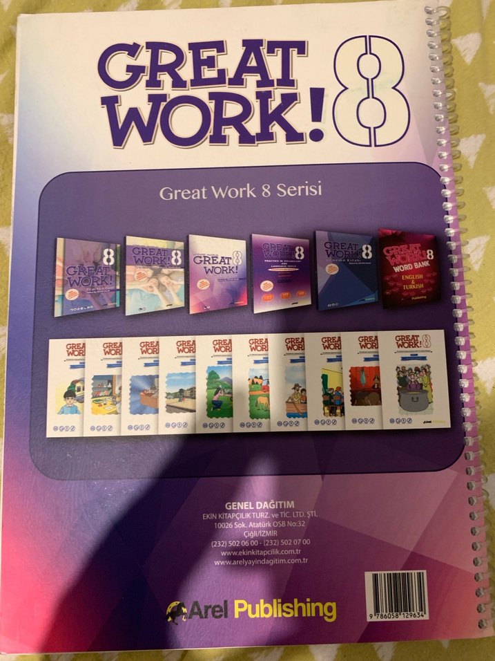Great Work 8 Liselere Hazırlık Akıllı Defter - Görsel 2