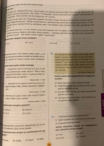 Din Kültürü ve Ahlak Bilgisi LGS Soru Avcısı çanta yayıncılık - Görsel 4