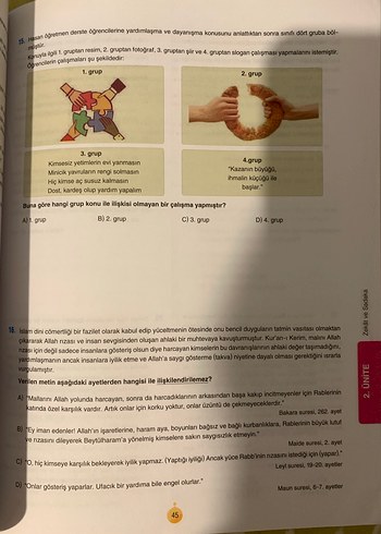 Din Kültürü ve Ahlak Bilgisi LGS Soru Avcısı çanta yayıncılık - Görsel 6