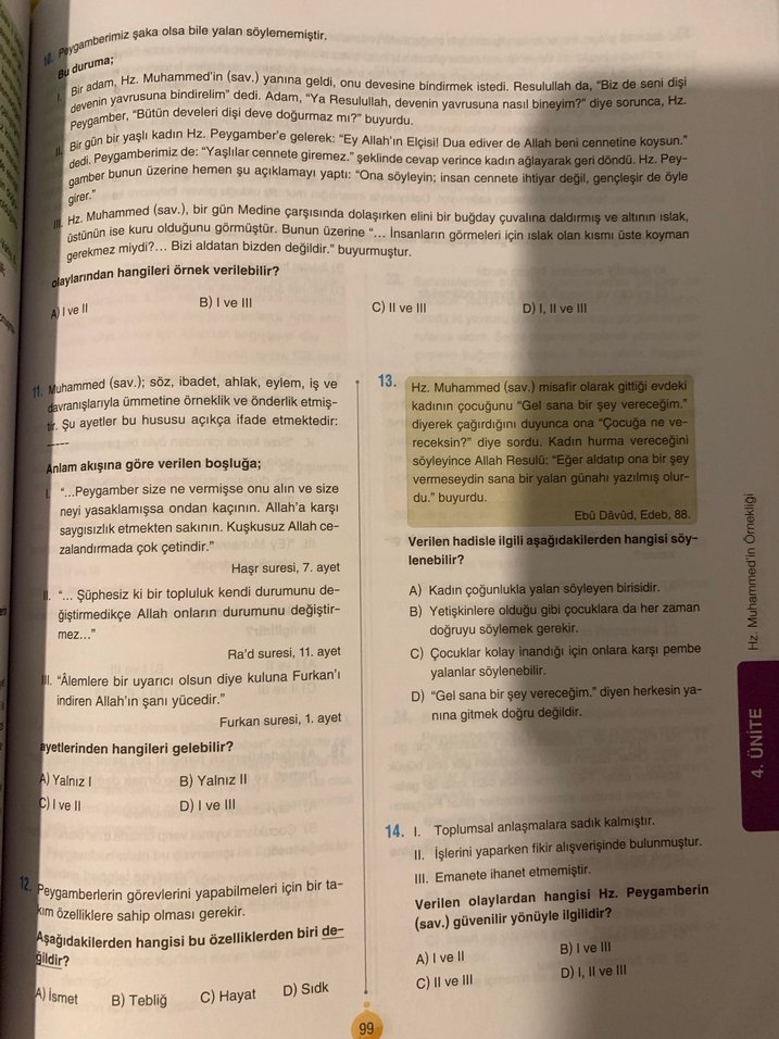 Din Kültürü ve Ahlak Bilgisi LGS Soru Avcısı çanta yayıncılık - Görsel 4
