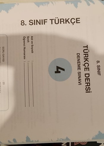8. Sınıf Yeni Nesil Soru Bankası Seti - Görsel 4