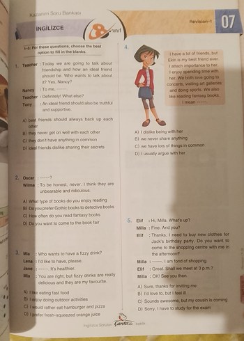 8. Sınıf İngilizce Kazanım Soru Bankası Çanta Yayınları - Görsel 3