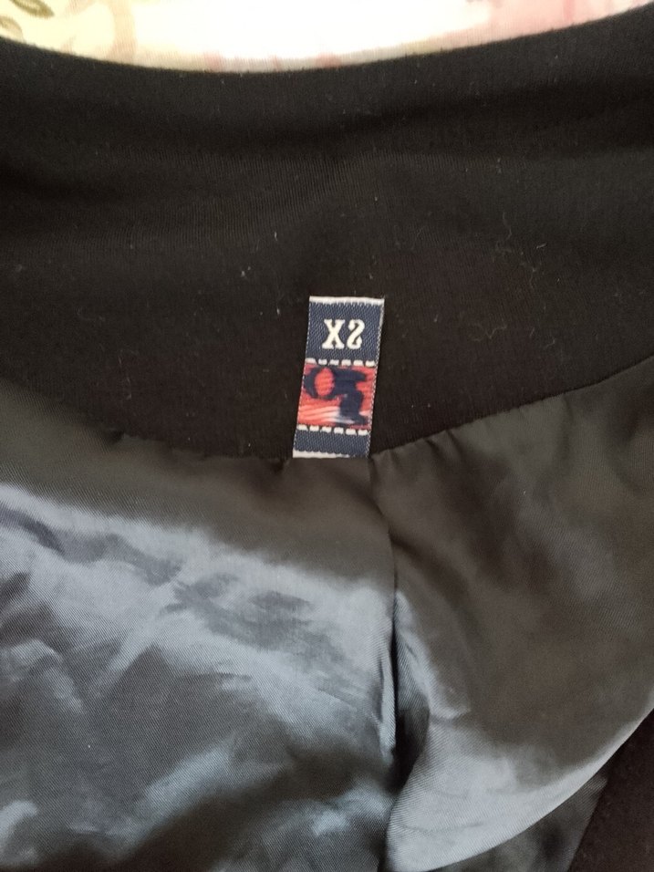 Pembe Kadın Ofis Ceket Siyah Detaylı - Görsel 3