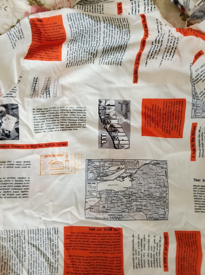 Baskılı Uzun Kollu Kadın Gömlek - Görsel 5