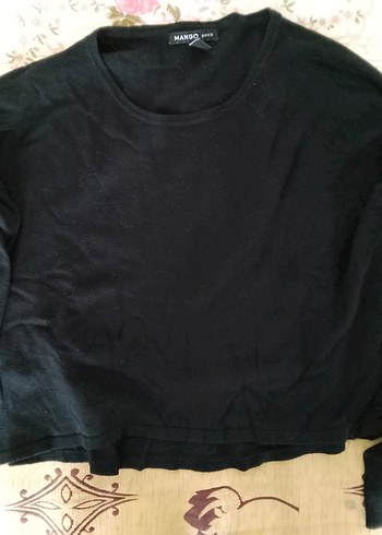 Mango Siyah Uzun Kollu Salaş Kadın Kazak - Görsel 3