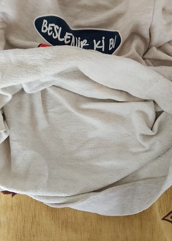 Kız Çocuk Gri Uzun Kollu Sweatshirt - Görsel 7