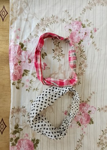 Renkli Pamuklu Elastik Saç Bantları - Görsel 2