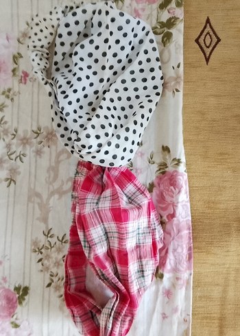 Renkli Pamuklu Elastik Saç Bantları - Görsel 4