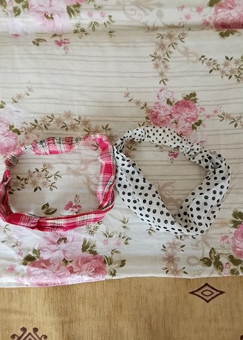 Renkli Pamuklu Elastik Saç Bantları - Görsel 3