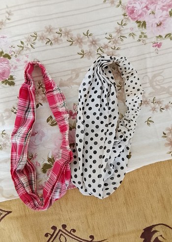 Renkli Pamuklu Elastik Saç Bantları - Görsel 5