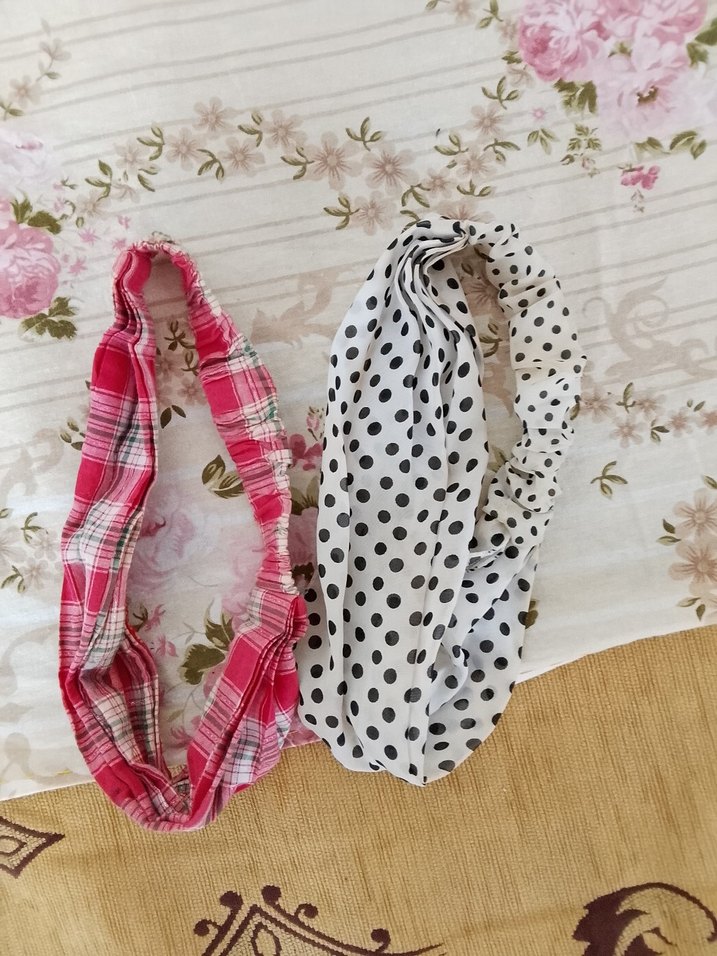 Renkli Pamuklu Elastik Saç Bantları - Görsel 5