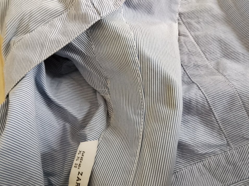 Gri Kolsuz Keten Kadın Gömlek - Görsel 4