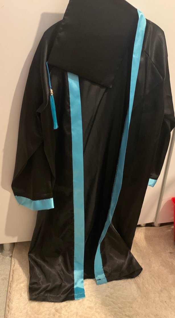 Turkuaz Şeritli kep cuppe 14 yaş - Görsel 3