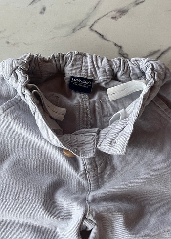 5 Yaş Beden Gri Denim Erkek Çocuk Bol Kesim Şort